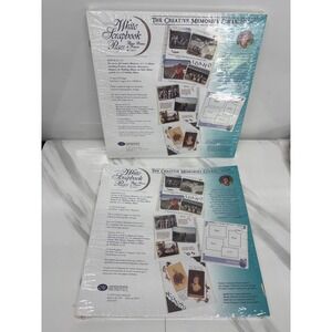 Creative Memories 12 x 12 White Scrapbook Pages Refill Old Style • 2 Packs • NEW